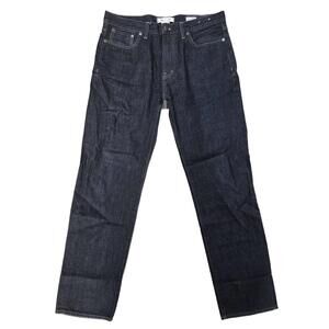Madewell Men's Classic Dark Wash Straight Legs Jeans. 32/32